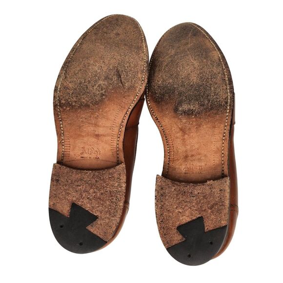 Alden Penny Loafers Size 9.5 Brown Leather Mens Dress Shoes - Picture 14 of 16